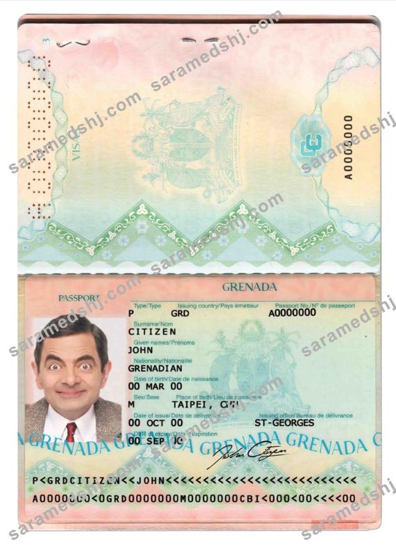 Grenada passport